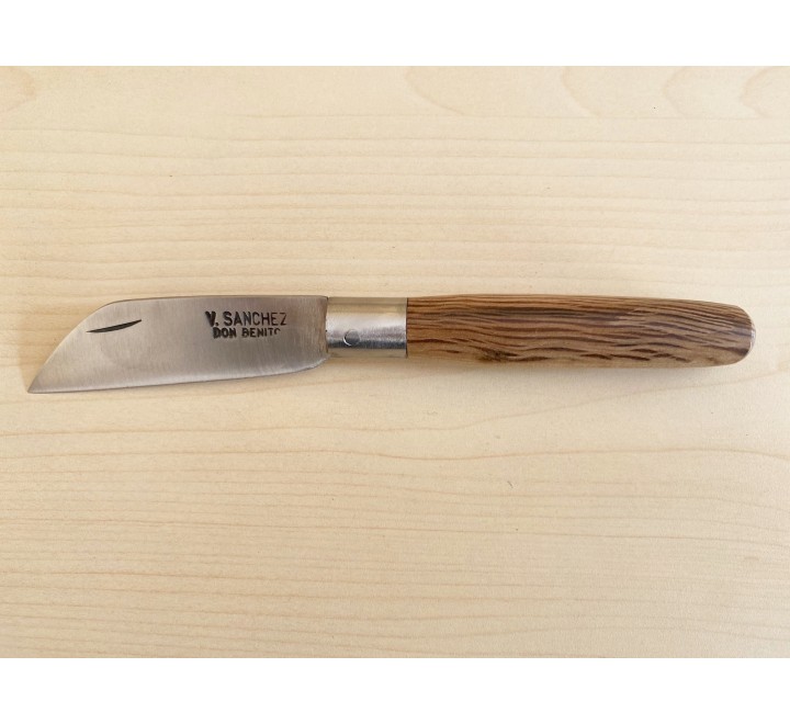 Navaja Recta Mango de Encina